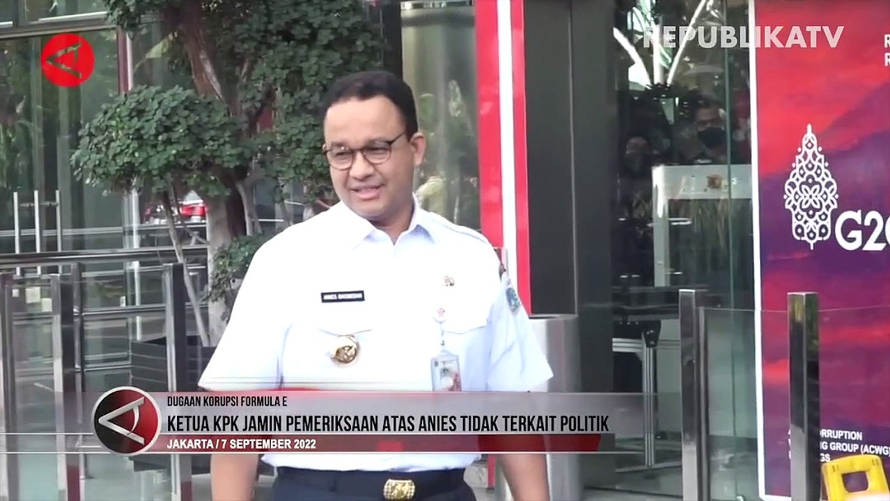 Ketua KPK Pastikan Pemeriksaan Anies Baswedan tak Terkait Politik