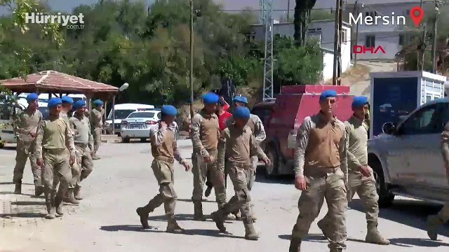 Mersin'de orman yangını... Alevleri söndürmek için havadan ve karadan müdahale