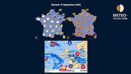prévisions météo du mercredi 7 septembre 2022