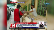 Guro, pinusuan online dahil sa pagbibigay ng libreng pagkain sa mga estudyanteng walang baon | 24 Oras