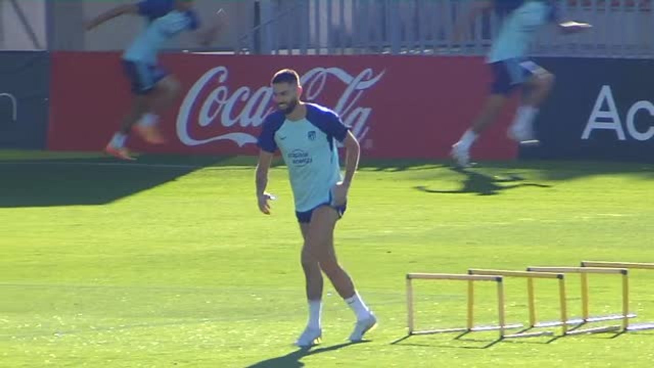 El Atlético continúa preparando su encuentro ante la Real Sociedad