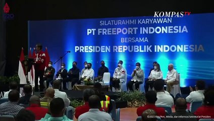 [Full] Sambutan Presiden Jokowi Silaturahmi dengan Karyawan PT Freeport Indonesia