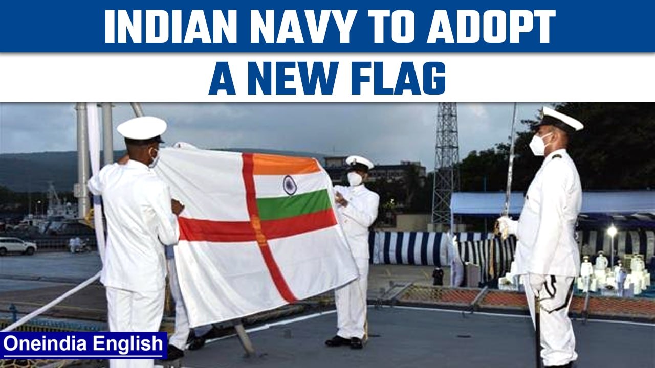Indian Navy to adopt a new flag, retire British colonial symbol | Oneindia News *News