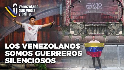 "Se trabaja en silencio, se demuestra con hechos" - Venezolano que Vuela y Brilla