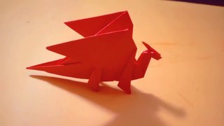 Cara Membuat Origami Naga #1 || Origami Dragon