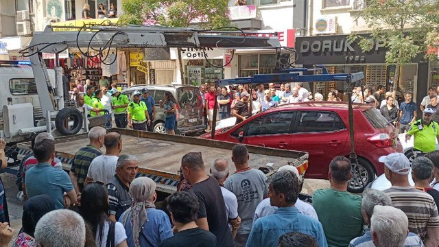 Alkollü sürücü, polisin üstüne yasaklı köpeğini saldırttı
