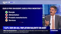 L'inflation a légèrement ralenti au mois d'août, passant à 5,8%