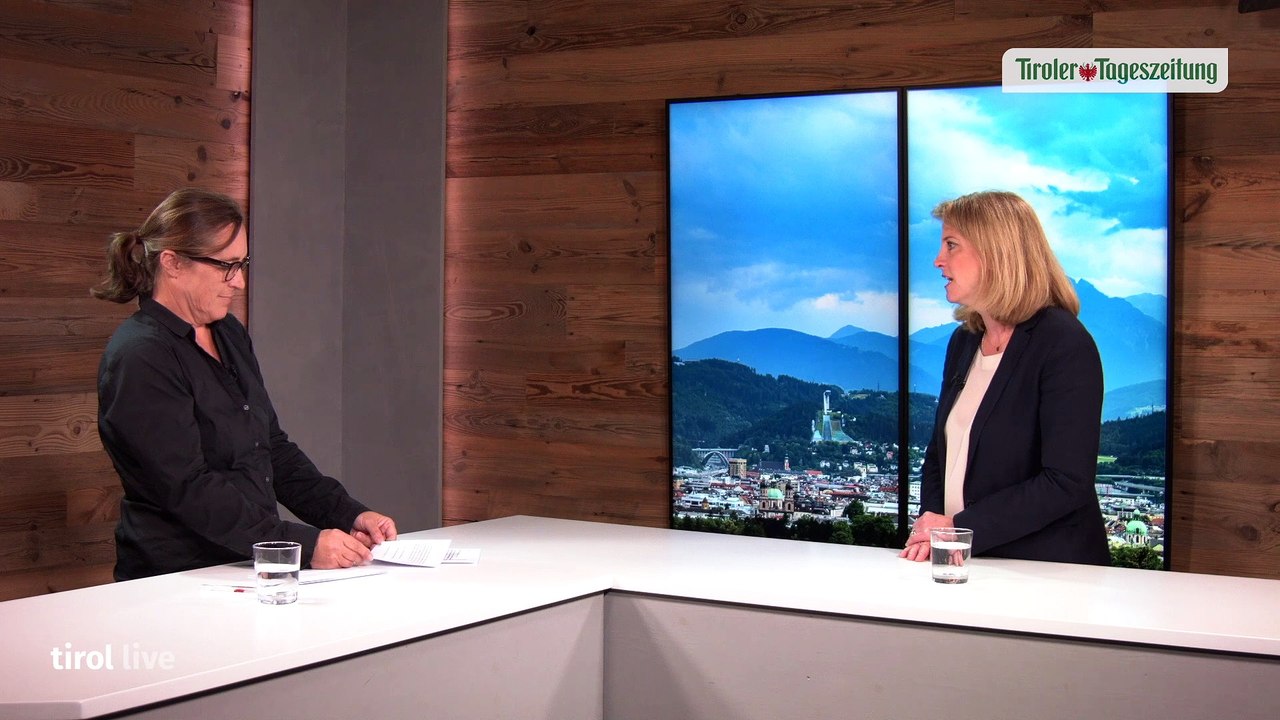 Beate Meinl-Reisinger in „Tirol Live”