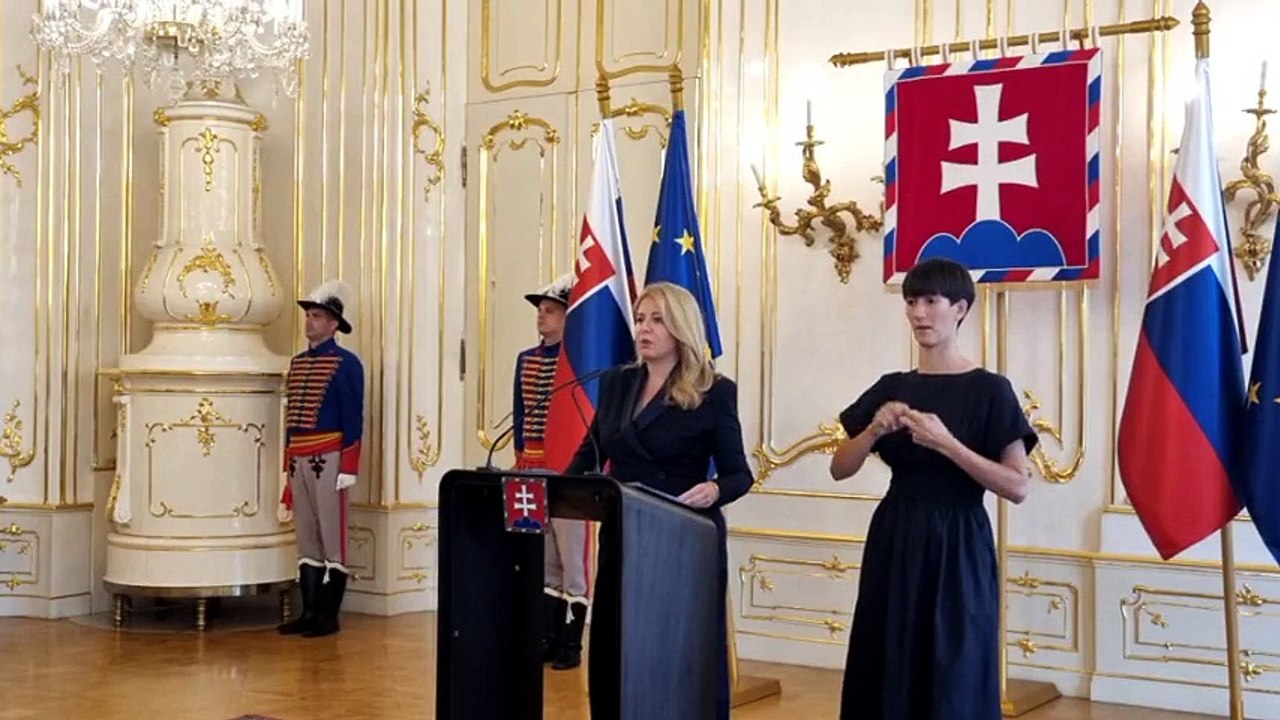 ZÁZNAM: Prezidentka žiada premiéra o mená ministrov aj návrh spôsobu vládnutia