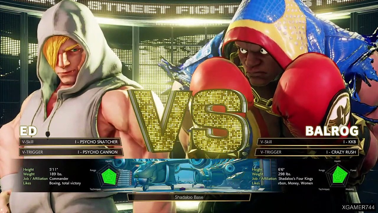 Street Fighter V - Ed Vs. Balrog (LEVEL 8)