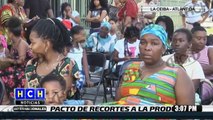 ¡ Justicia ! exigen en La Ceiba para joven garífuna asesinada en Sambo Creek