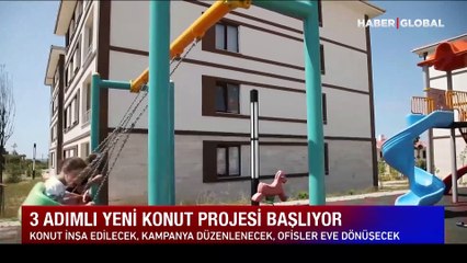 Dar gelirliyi ev sahibi yapacak 3 adımlı konut projesi başlıyor!