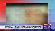 Con arma blanca le quitan la vida a un sexagenario en Choluteca