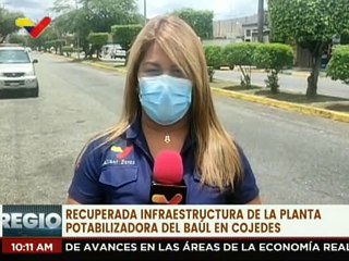 Descargar video: Hidrocentro ejecuta labores de mantenimiento en la Planta Potabilizadora “El Baúl” en Cojedes