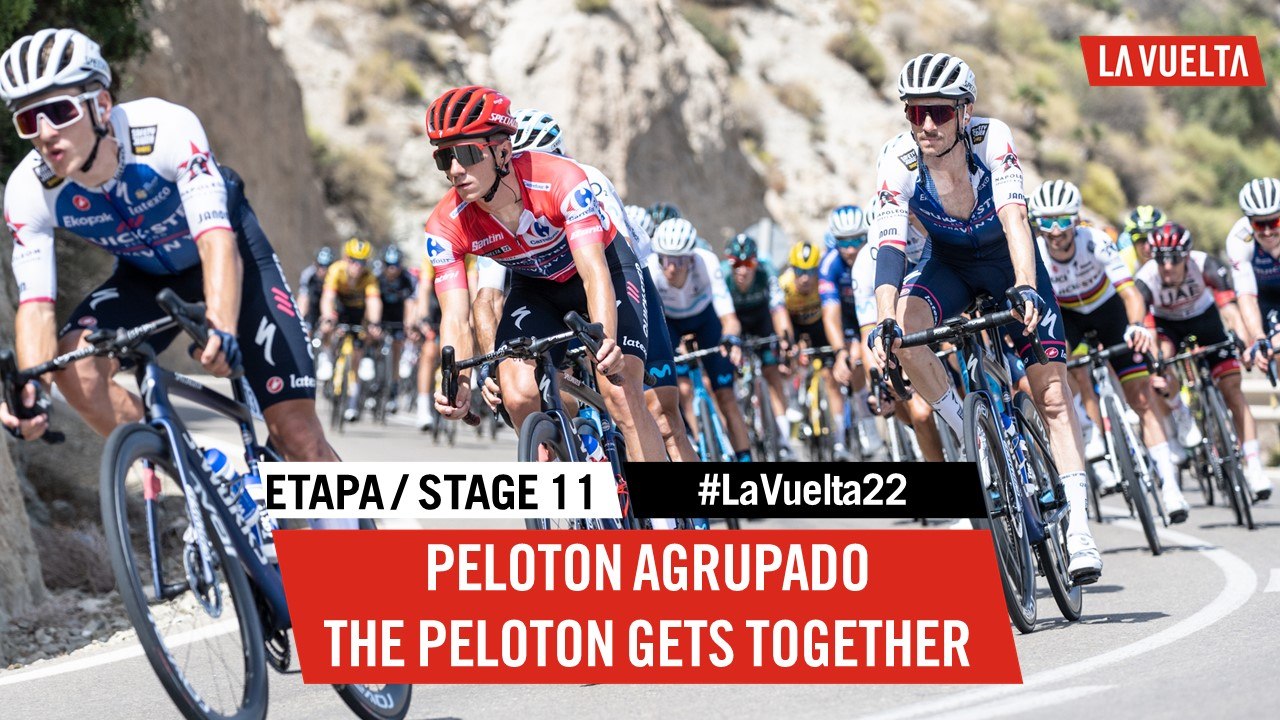 Peloton agrupado / The peloton gets together - Étape 11 / Stage 11 | #LaVuelta22