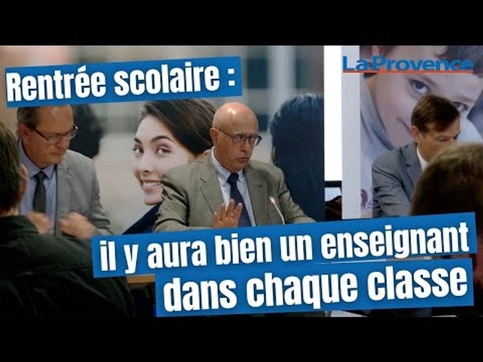 Dans l'académie d’Aix-Marseille, aucun enseignant ne manquera à la rentrée, assure le recteur