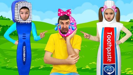 The Dentist Song for Kids. Sasha and Funny Stories about Going to the Doctor