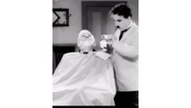 Charli Chaplin in and as barber