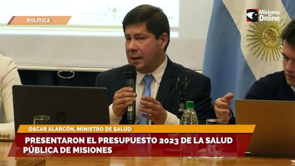 Скачать видео: Presentaron el Presupuesto 2023 de la Salud Pública de Misiones