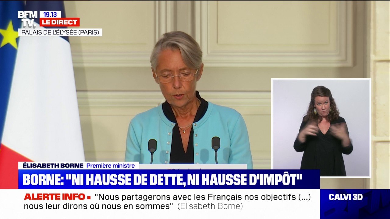 Élisabeth Borne: "Nous allons préparer un plan d'action pour atténuer les effets du dérèglement climatique et nous y adapter"