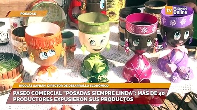Paseo Comercial Posadas siempre linda Más de 40 productores expusieron sus productos