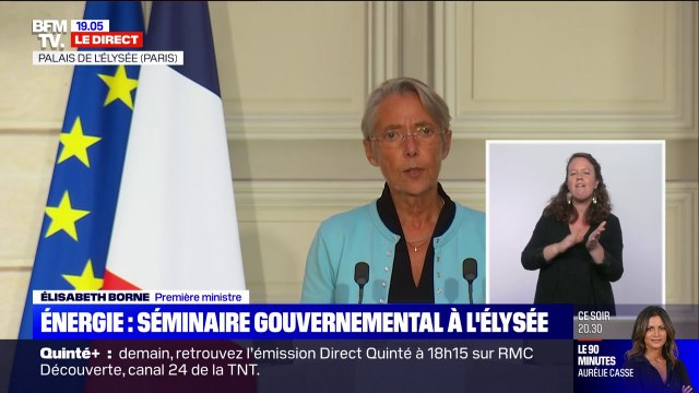 Élisabeth Borne: Le risque réel de pénurie de gaz nous montre que la défense de nos valeurs en soutenant le peuple ukrainien a un prix