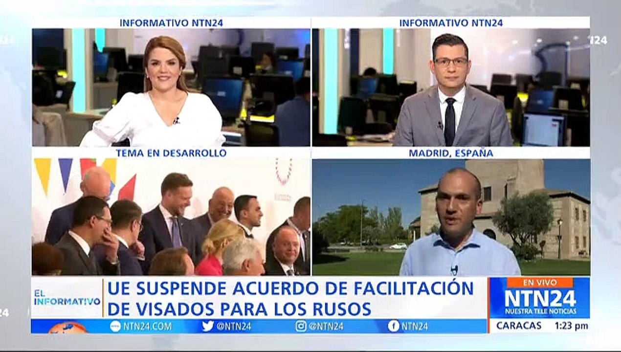 Unión Europea anuncia que suspende acuerdo de visados con Rusia