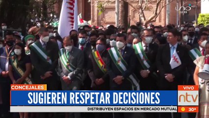 Concejales sugieren  respetar decisión de la gobernación