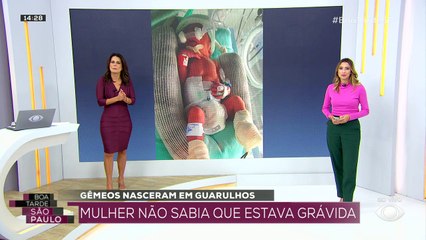 Pai descobre que terá gêmeos apenas na madrugada 31/08/2022 15:09:07