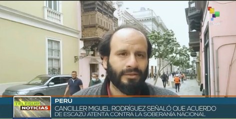 Ministro de Justicia y Canciller peruanos difieren sobre acuerdo de Escazú