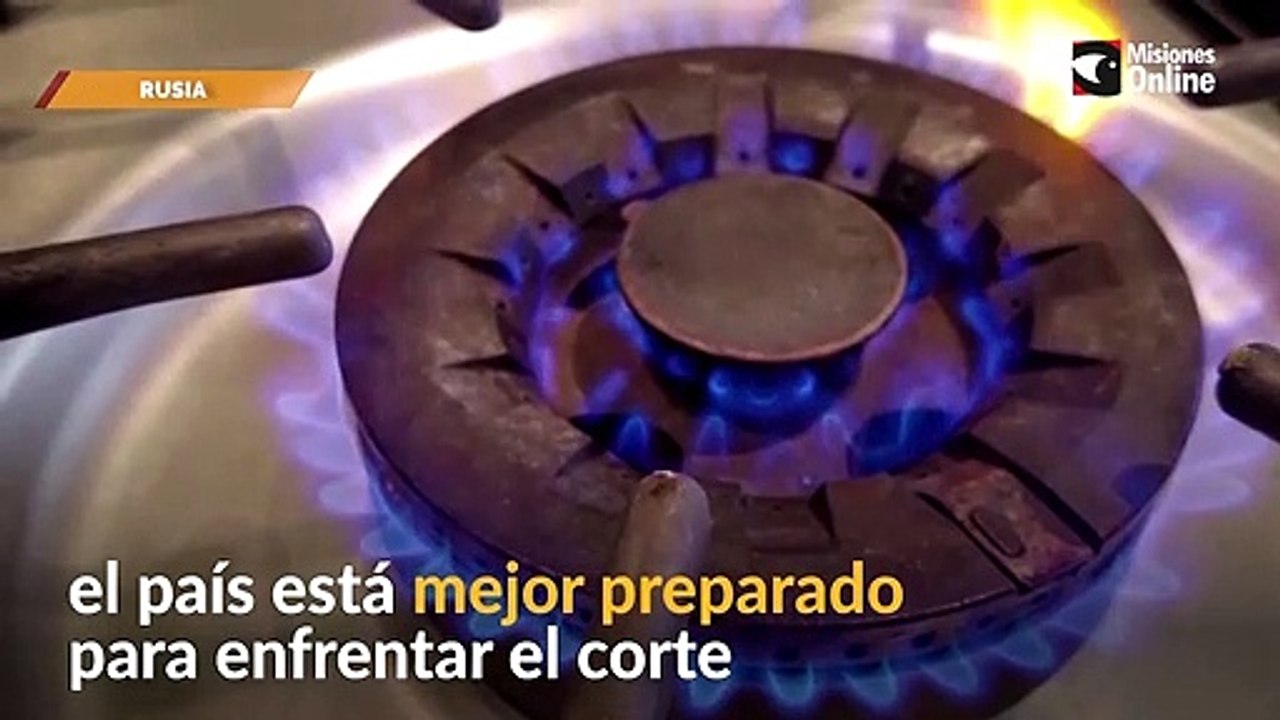 Rusia suspendió el suministro de gas a Europa