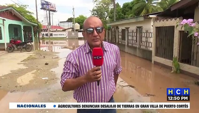 Filtraciones de los ríos Ulúa y Pelo anegaron algunas viviendas en El Progreso #HCHElProgreso