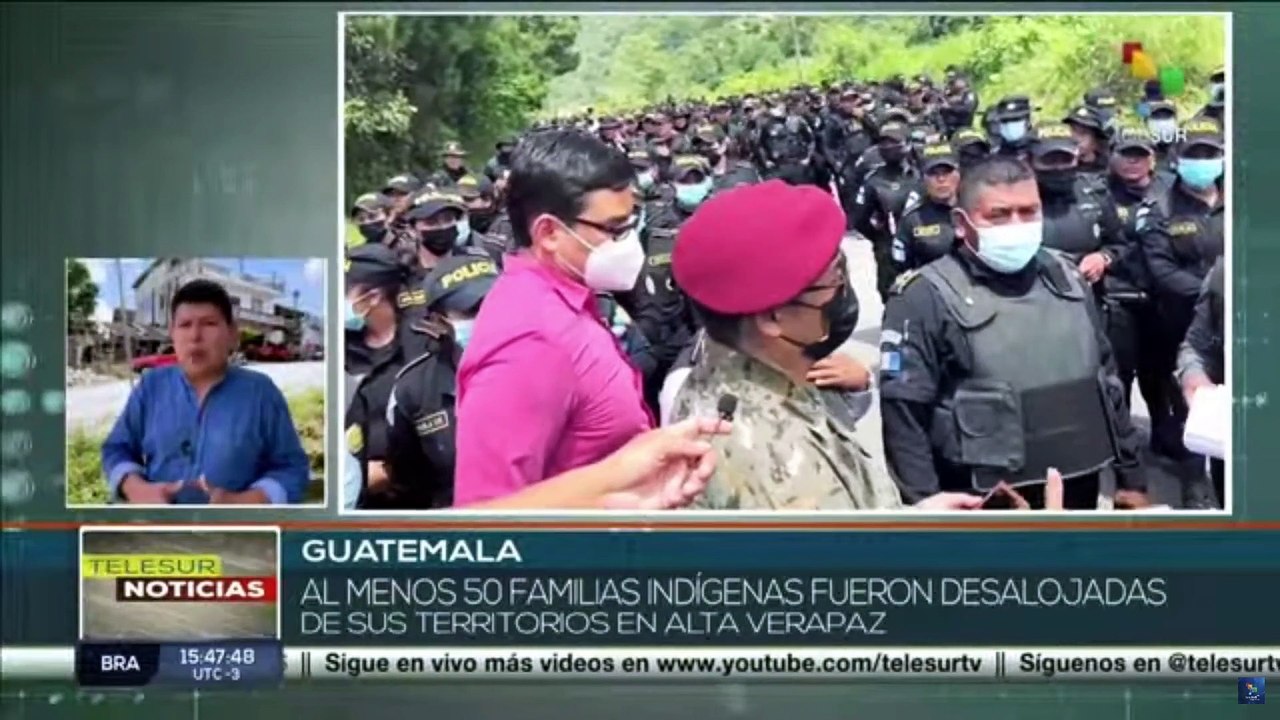 Guatemala: 50 familias indígenas son desalojadas de sus territorios