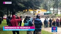 Desalojo de indígenas en Teopisca, Chiapas, provoca enfrentamientos
