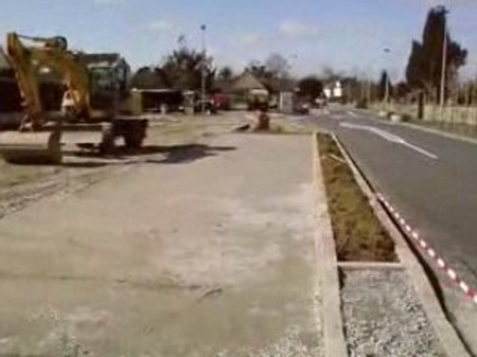 Saint-Erblon Travaux Parking Cimetiere