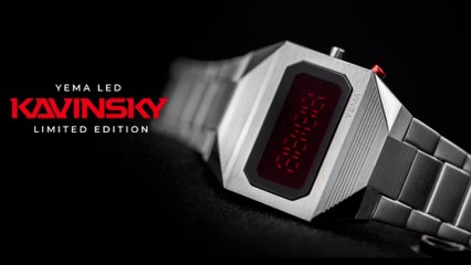 YEMA LED KAVINSKY - Cyberpunk Retro-furistic Watch