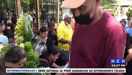 En Nacaome dan último adiós al presidente de Ataxish, Víctor Aguilar