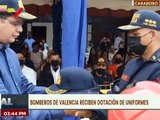 Bomberos de Valencia reciben dotación de uniformes y equipos de protección contra incendios