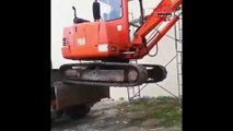 Extremely Idiots Excavator Fails  Dangerous Heavy Equipment Driving Compilation