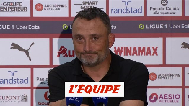 Haise : «Satisfait du jeu de mon équipe» - Foot - L1 - Lens