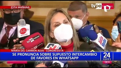 Alva rechazó negociar apoyo a PL de Isabel Cortez a cambio de archivar denuncia en su contra