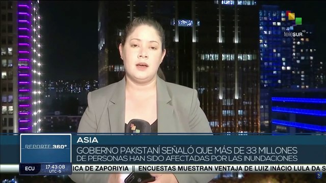 Pakistán desarrolla labores de rescate a afectados por inundaciones