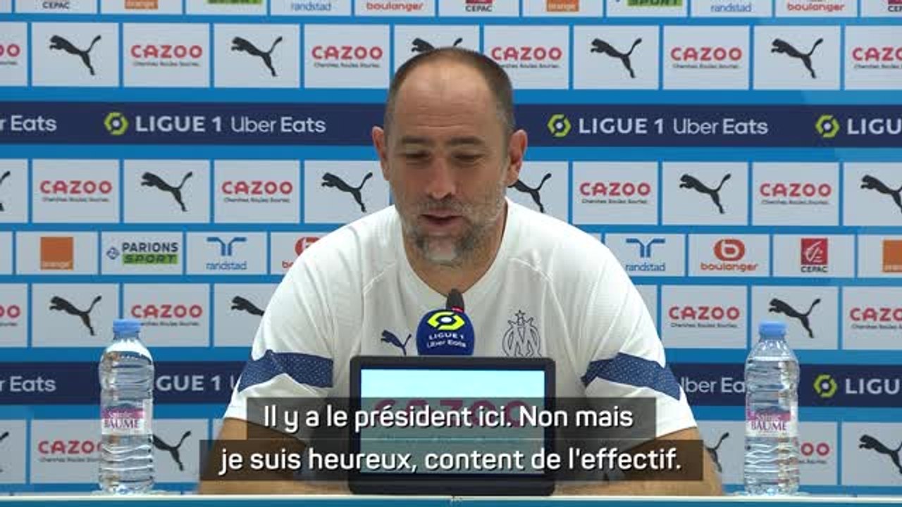 Marseille - Tudor sur le mercato : "Si quelqu'un arrive je suis content, sinon je suis quand même content"
