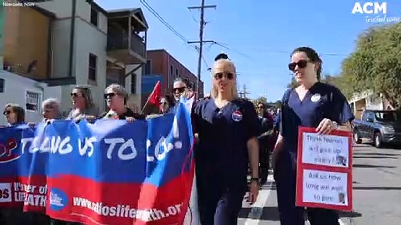 Nurses and midwives strike across NSW | Septemb...