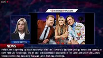 Heidi Klum reveals on The Late Late Show she calls 18-year-old daughter Leni 'every two hours' - 1br