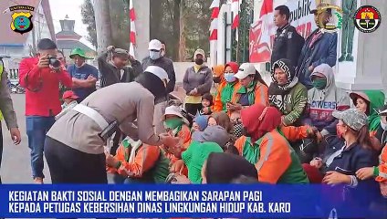 Baksos Polwan Polres Tanah Karo