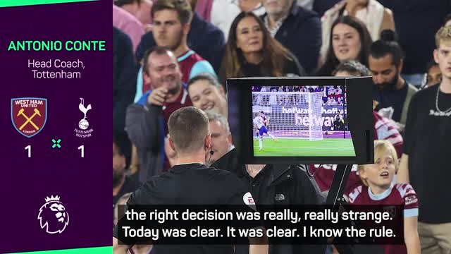 Fans and managers fed up with English use of VAR - Spurs boss Conte