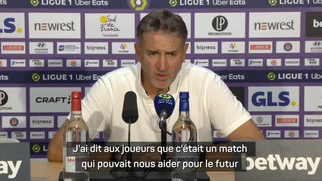 5e j. - Montanier : "Un match qui peut nous servir pour le futur"