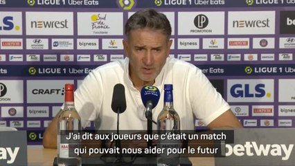 5e j. - Montanier : "Un match qui peut nous servir pour le futur"