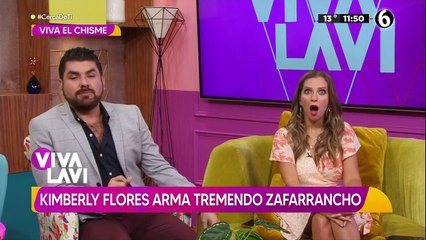 Descargar video: Kimberly Flores arma tremendo zafarrancho